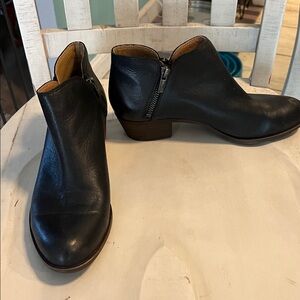 Lucky Brand Black Leather Boots